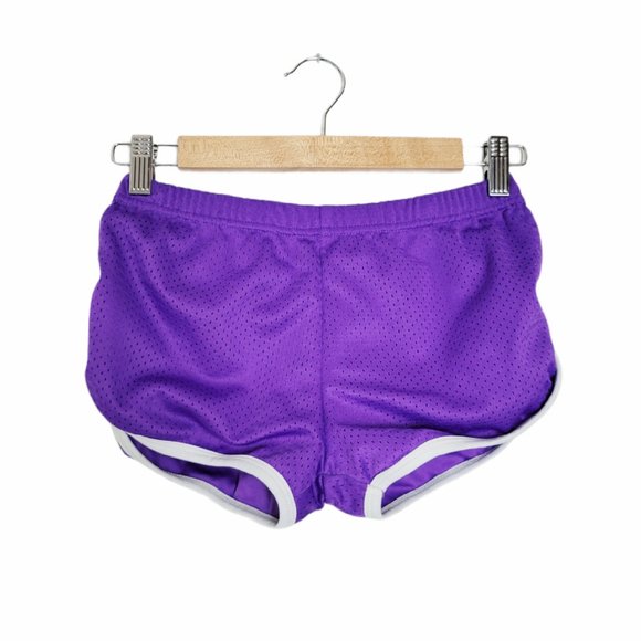 Exist Purple Shorts Sexy Sporty Elastic Waist Jogger Booty Shorts - Picture 1 of 11